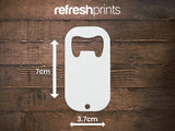 Logo Keyring Bottle Opener (Wholesale) - Bar - Mats.co.uk