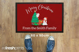 Merry Christmas Floor Mat - Bar - Mats.co.uk