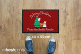 Merry Christmas Floor Mat - Bar - Mats.co.uk