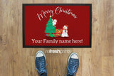Merry Christmas Floor Mat - Bar - Mats.co.uk