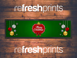 Merry Christmas Large Bar Runner - Bar - Mats.co.uk