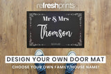 Mr & Mrs Floor Mat - Bar - Mats.co.uk