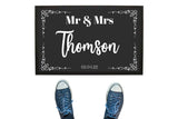 Mr & Mrs Floor Mat - Bar - Mats.co.uk