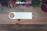 Name Initials Leather Bottle Opener - Bar - Mats.co.uk