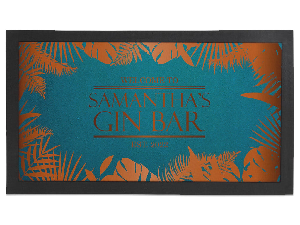 Orange Leaf Gin Regular Bar Runner - Bar - Mats.co.uk