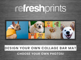 Photo Collage Large Bar Runner (8 Photos) - Bar - Mats.co.uk