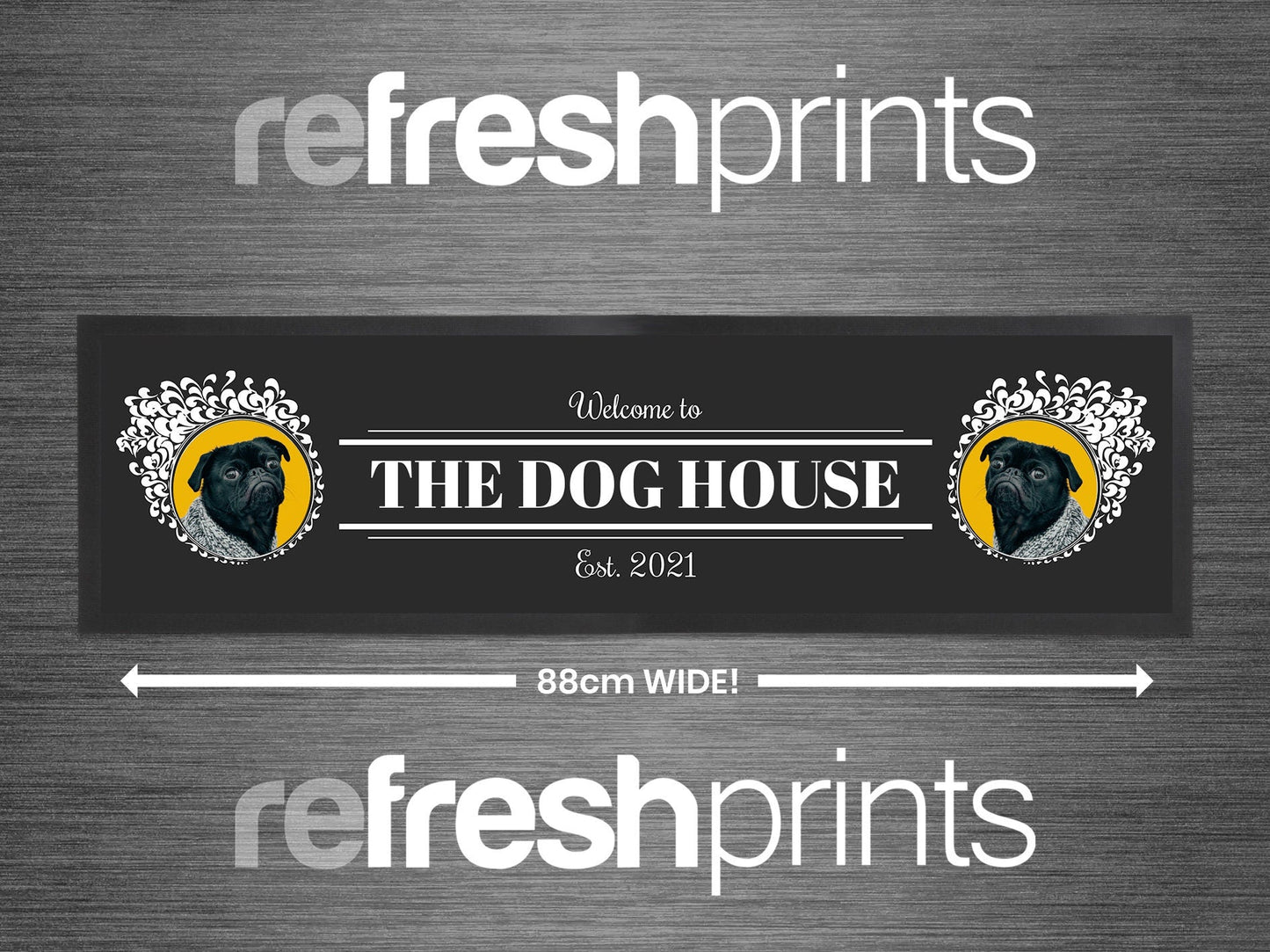 Photo Vines Large Bar Runner - Bar - Mats.co.uk