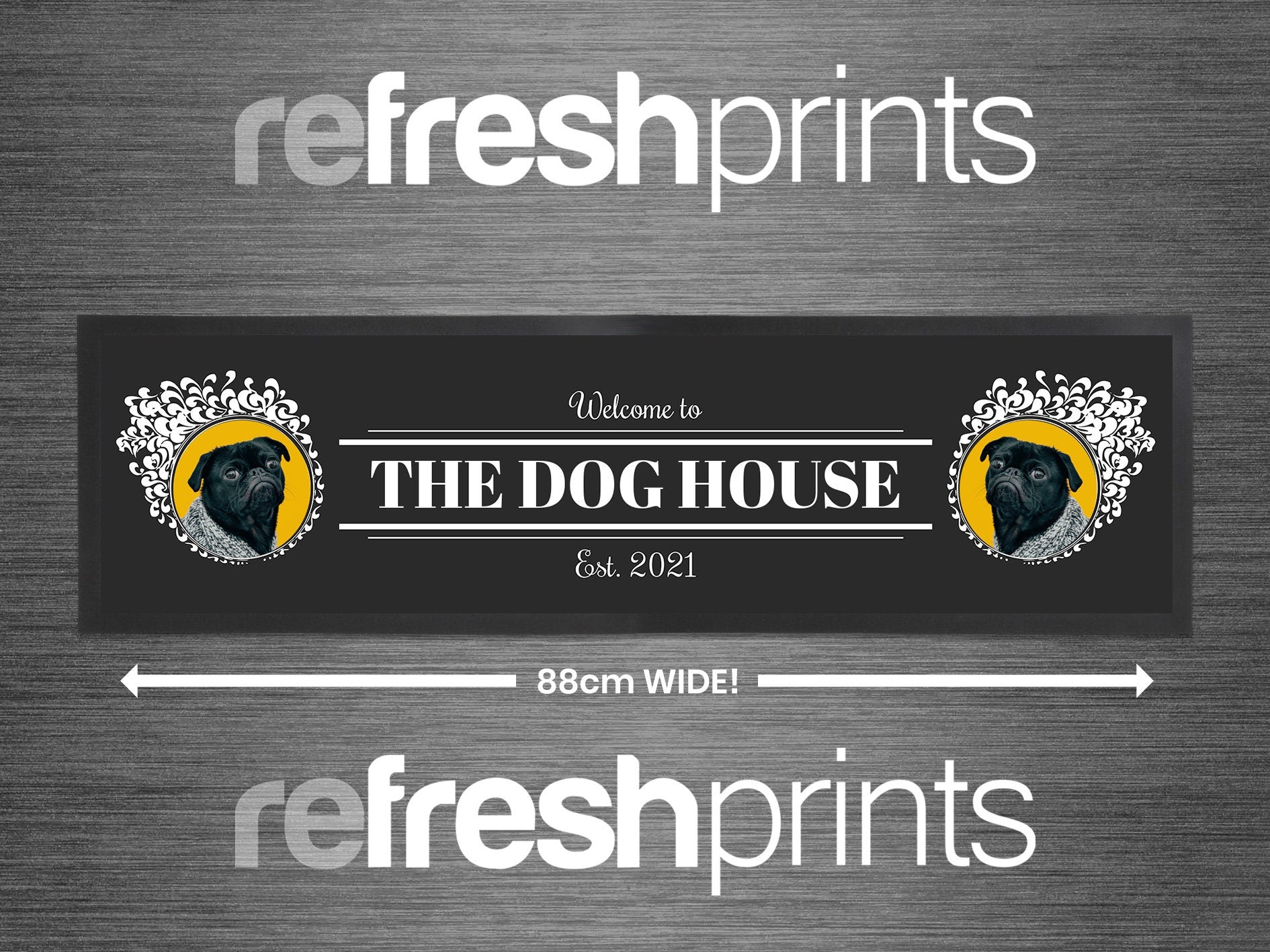 Photo Vines Large Bar Runner - Bar - Mats.co.uk