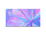 Pink and Blue Glass Flower - Desk Mat - 3 SIZES - Bar - Mats.co.uk