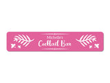 Pink Cocktail Bar Slim Bar Runner - Bar - Mats.co.uk