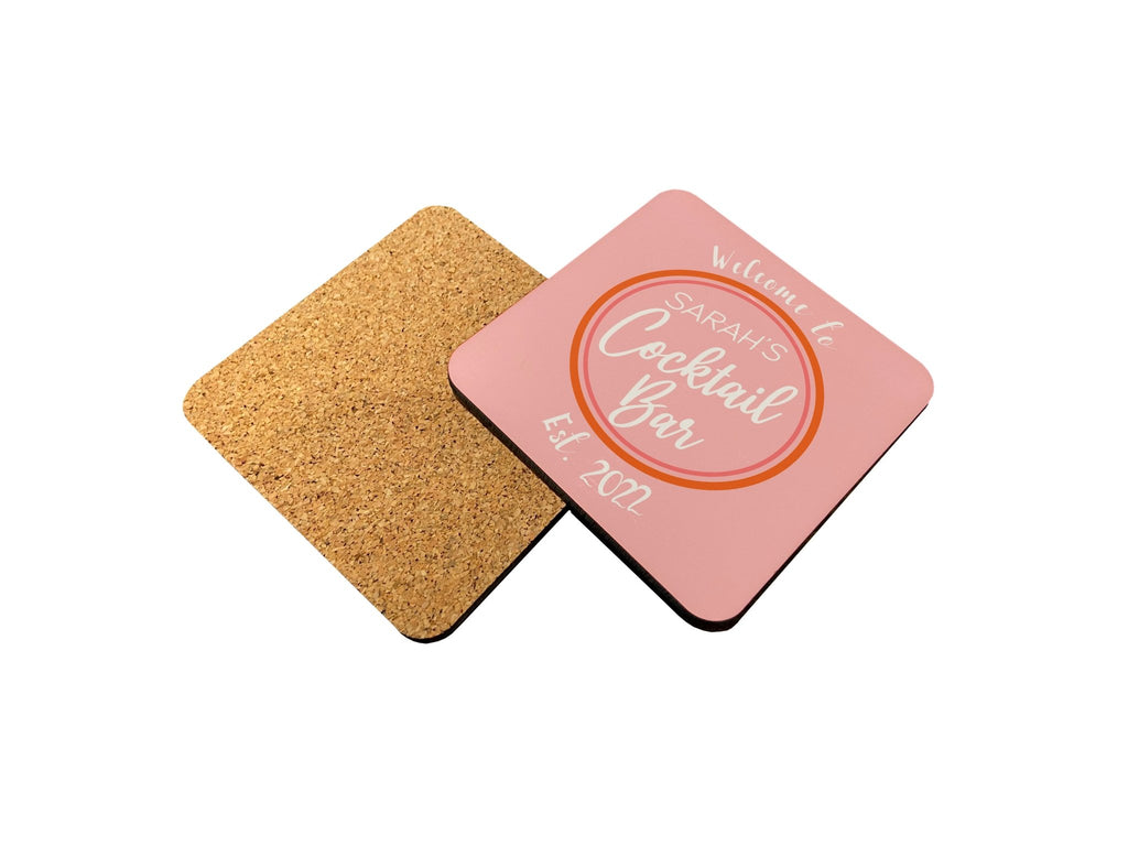 Pink Cocktail Coaster - Bar - Mats.co.uk