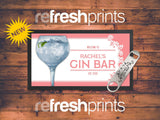 Pink Gin Regular Bar Runner - Bar - Mats.co.uk