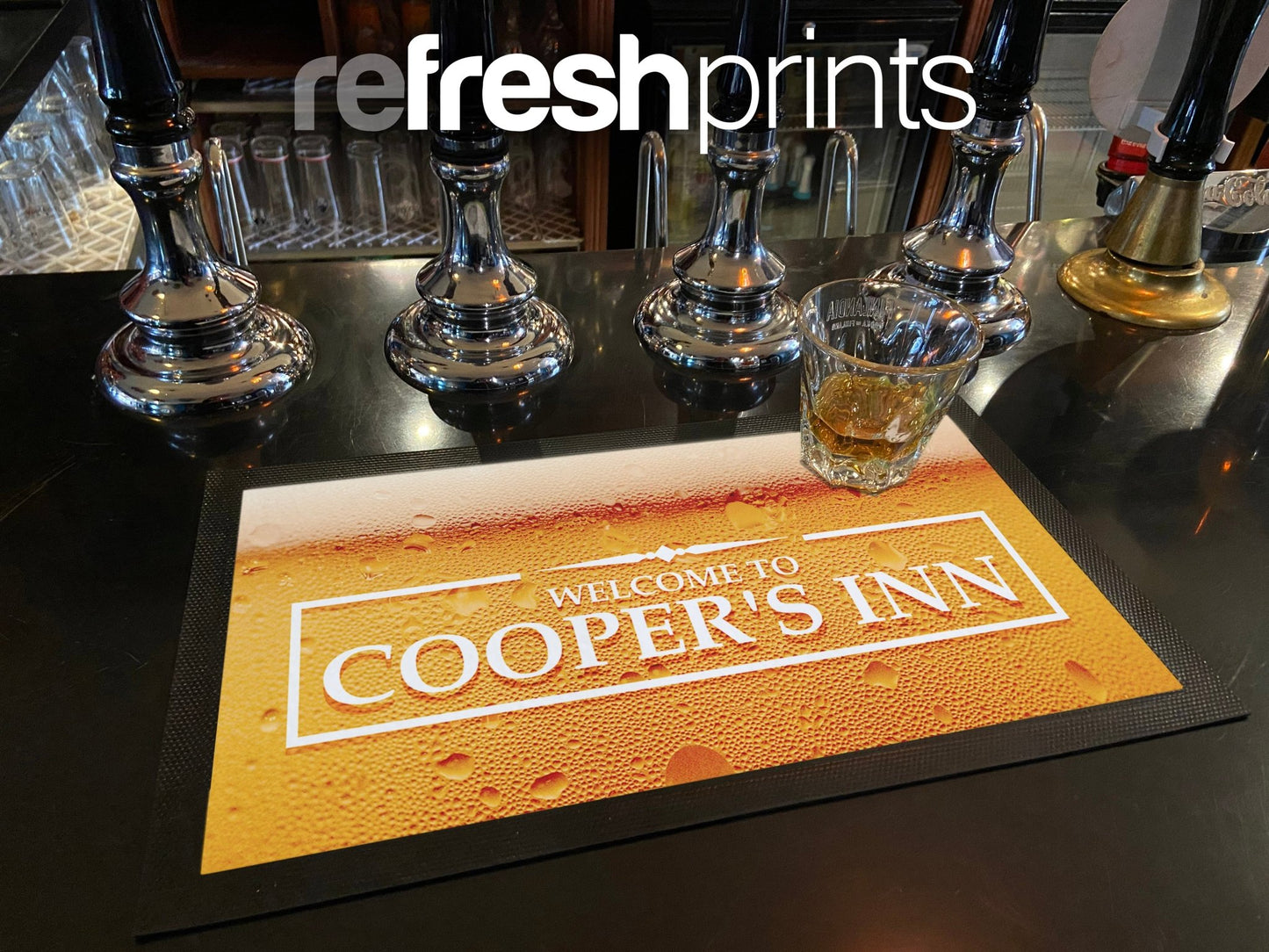 Pint of Beer Regular Bar Runner - Bar - Mats.co.uk