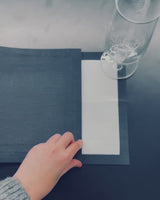 Grey Leaf Large Bar Runner