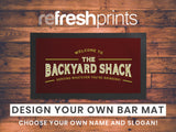 Red Felt Regular Bar Runner - Bar - Mats.co.uk