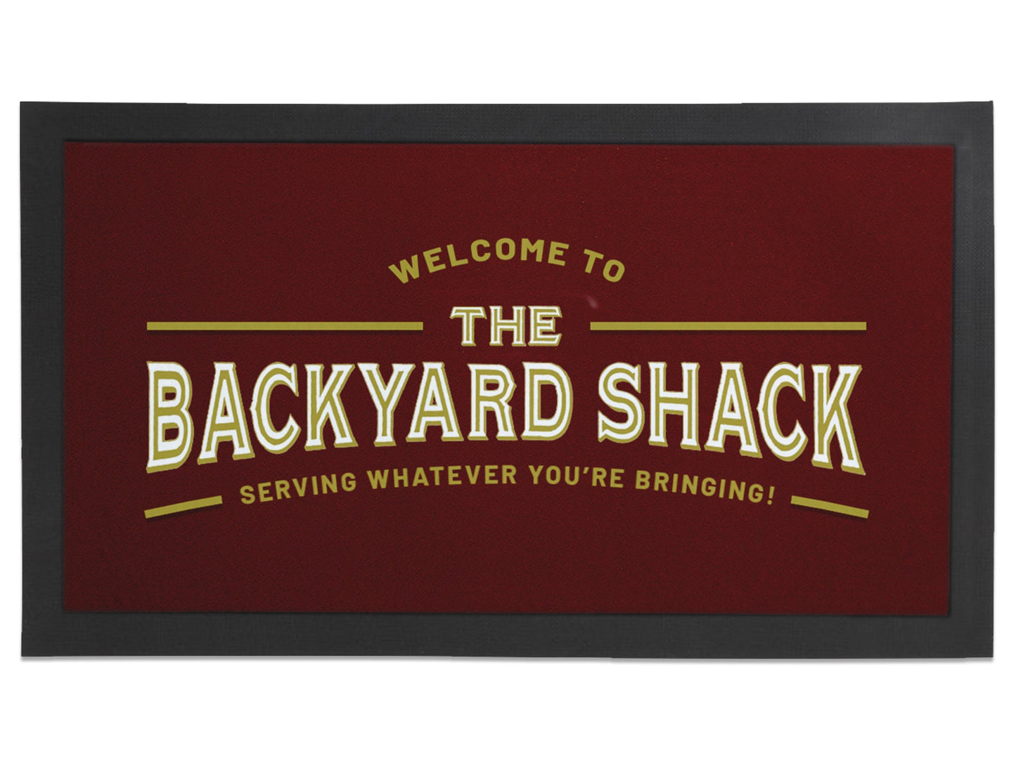 Red Felt Regular Bar Runner - Bar - Mats.co.uk