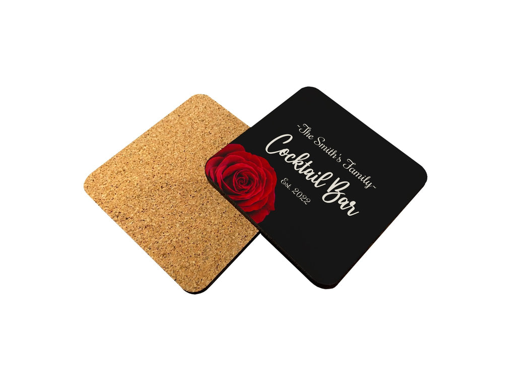 Red Rose Coaster - Bar - Mats.co.uk