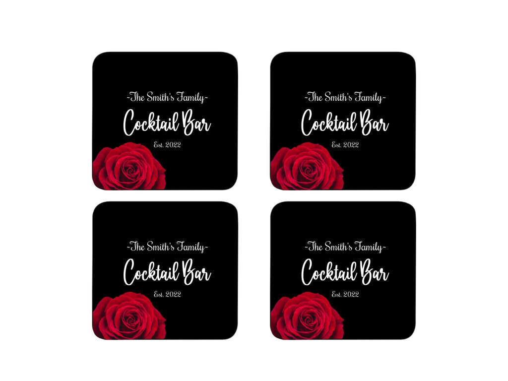 Red Rose Coaster - Bar - Mats.co.uk