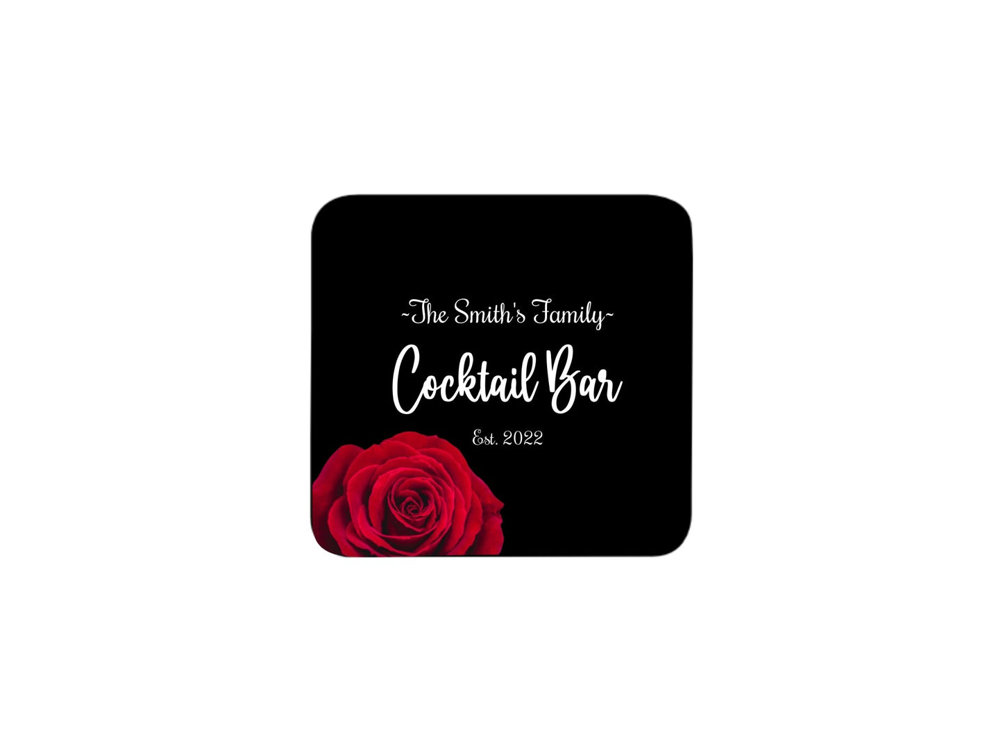 Red Rose Coaster - Bar - Mats.co.uk