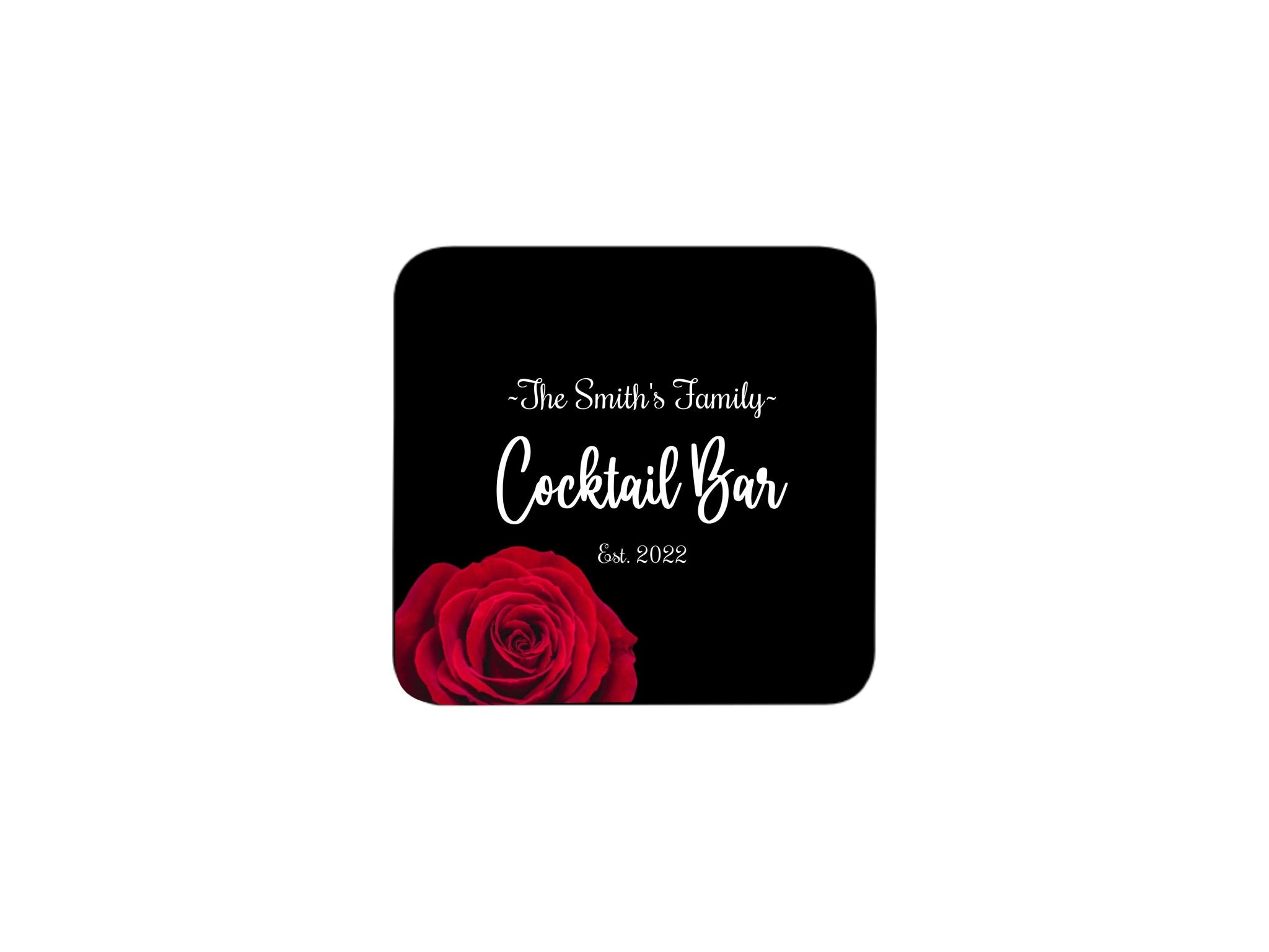 Red Rose Coaster - Bar - Mats.co.uk