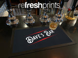 Red Striped Regular Bar Runner - Bar - Mats.co.uk