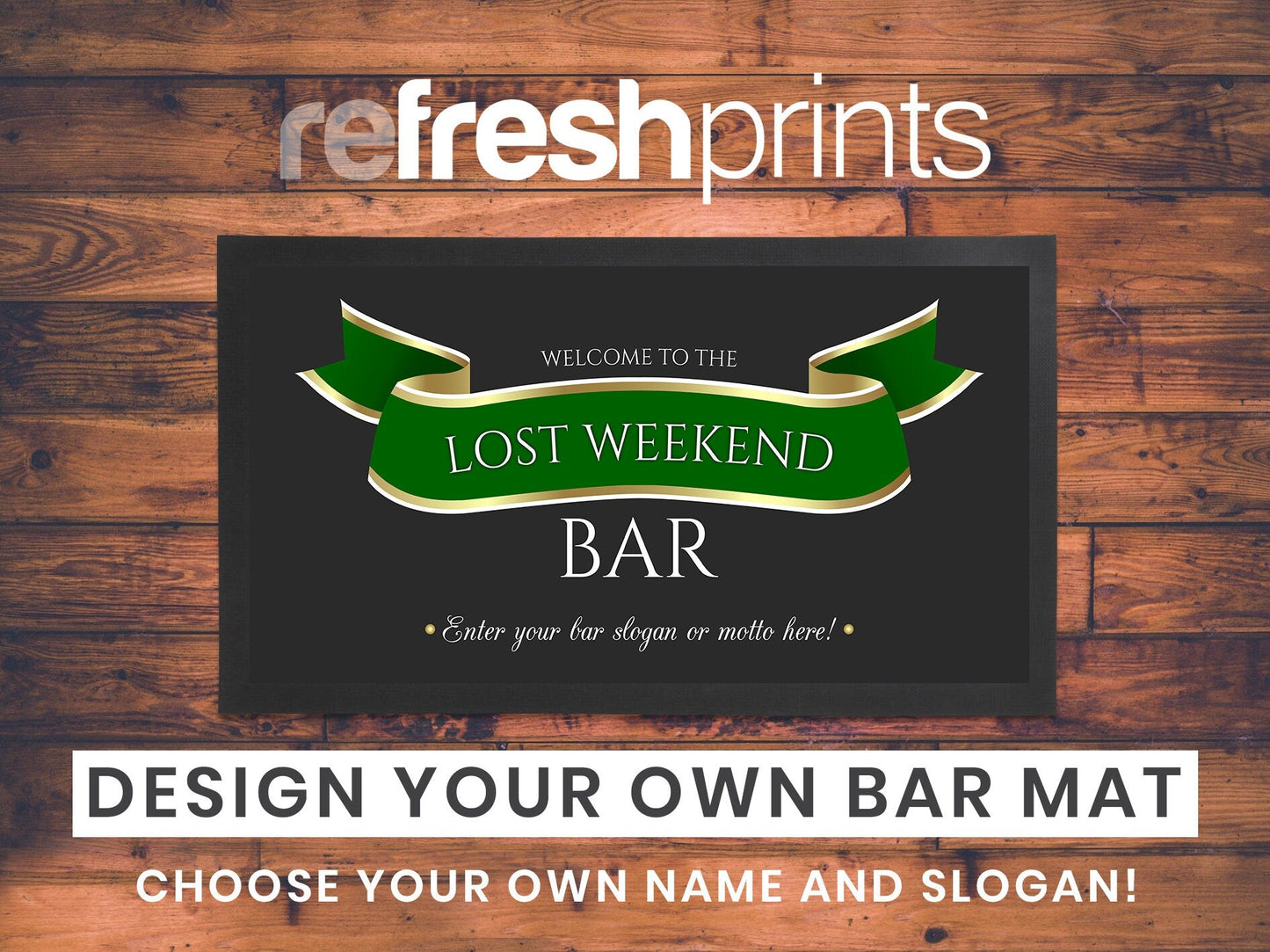 Regal Ribbon Regular Bar Runner - Bar - Mats.co.uk
