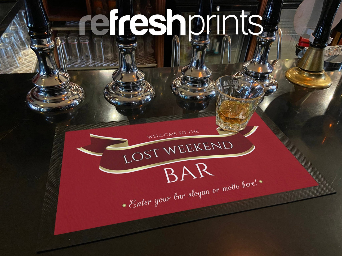 Regal Ribbon Regular Bar Runner - Bar - Mats.co.uk