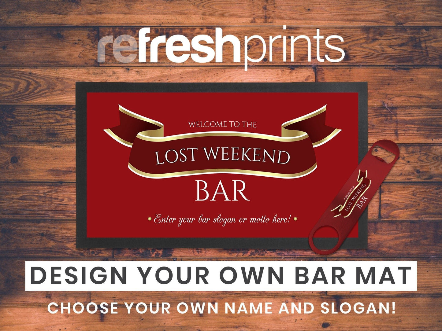 Regal Ribbon Regular Bar Runner - Bar - Mats.co.uk