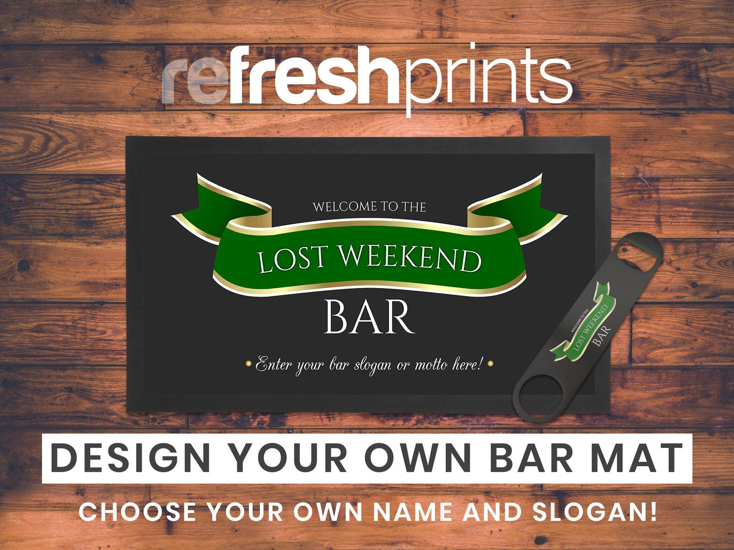 Regal Ribbon Regular Bar Runner - Bar - Mats.co.uk