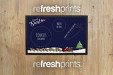 Santa Milk & Cookies Floor Mat - Bar - Mats.co.uk