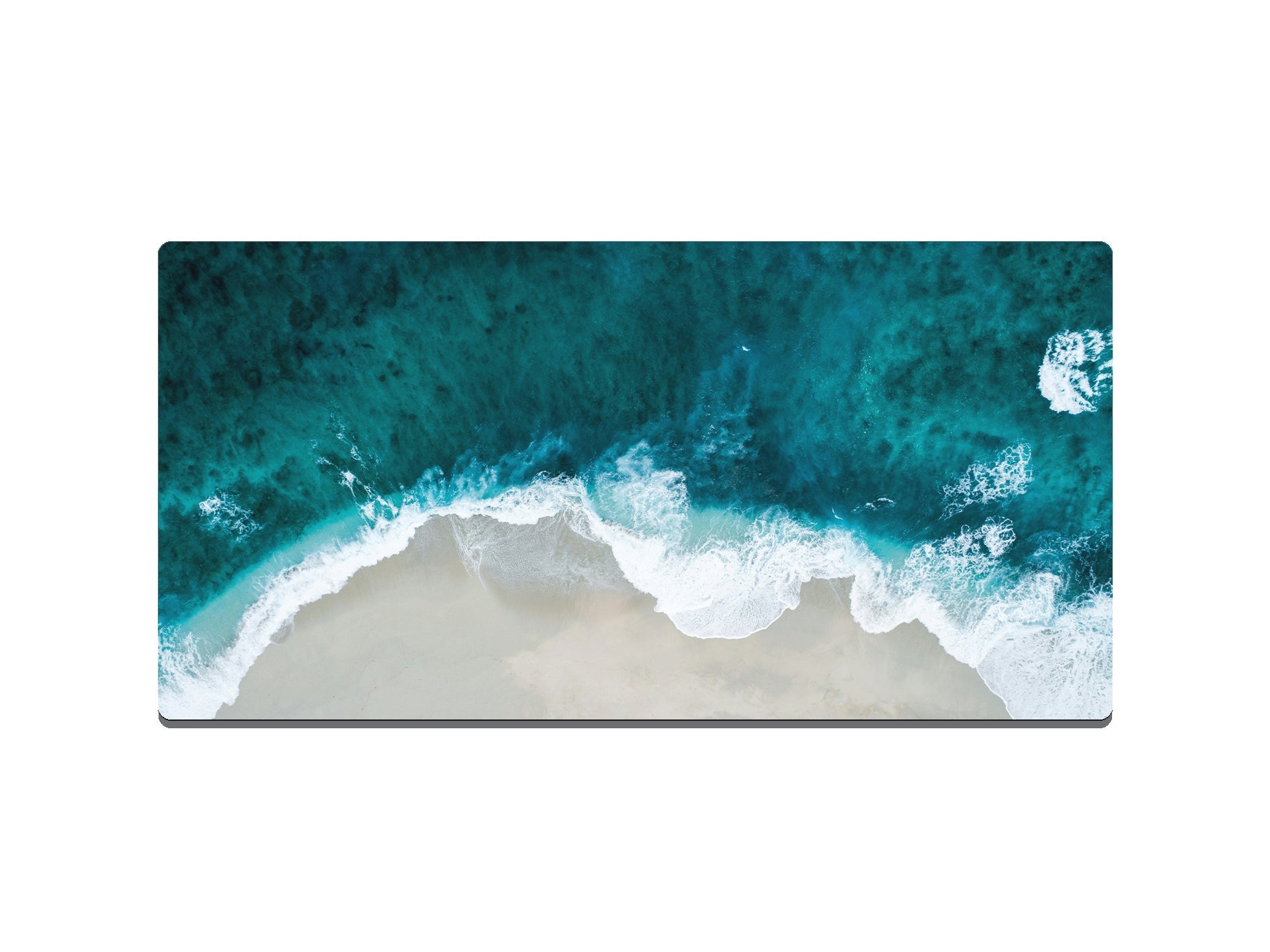 Sea And Sand From Above Gaming Mat - Desk Mat - 3 SIZES - Bar - Mats.co.uk