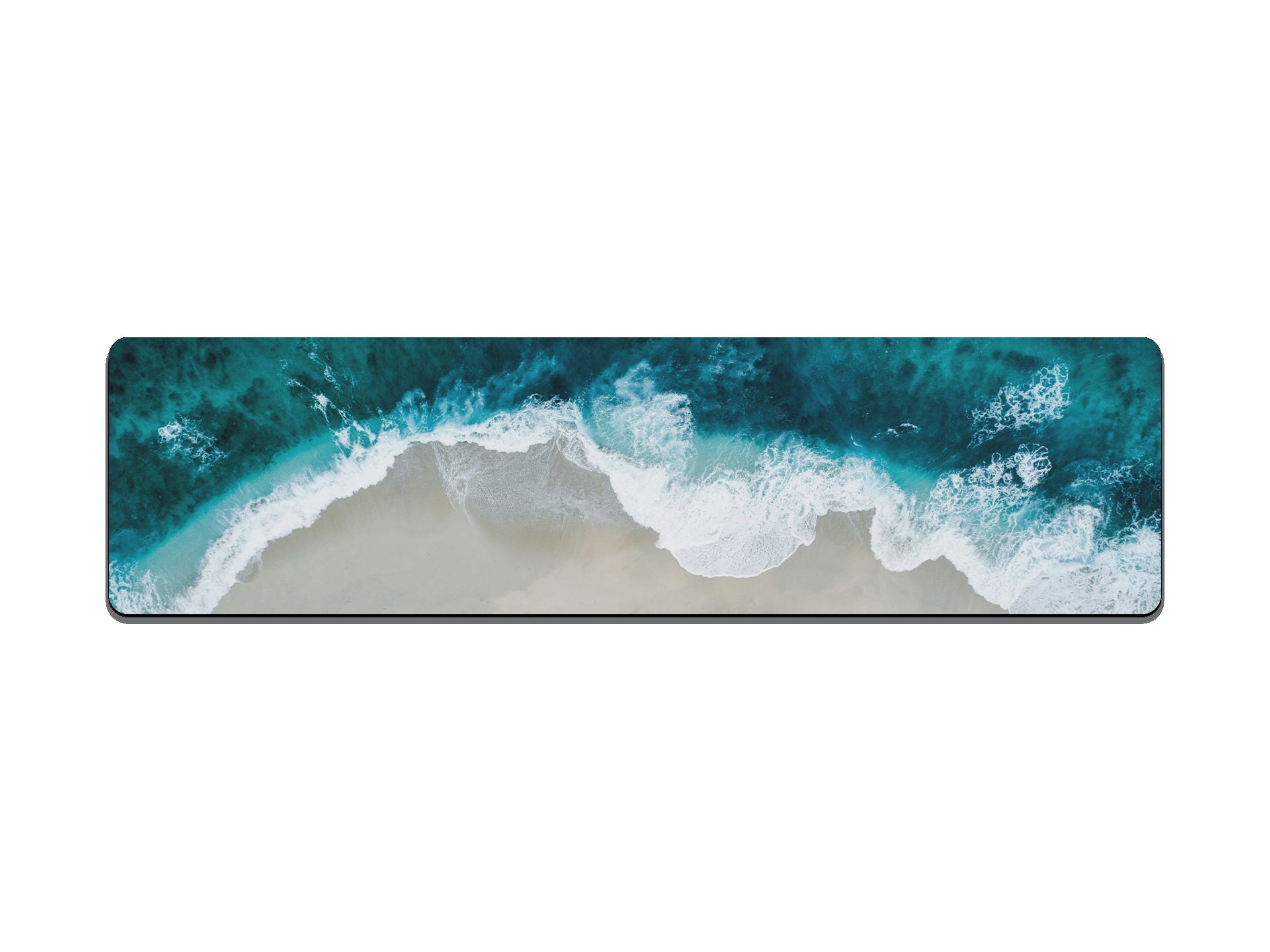Sea And Sand From Above Gaming Mat - Desk Mat - 3 SIZES - Bar - Mats.co.uk
