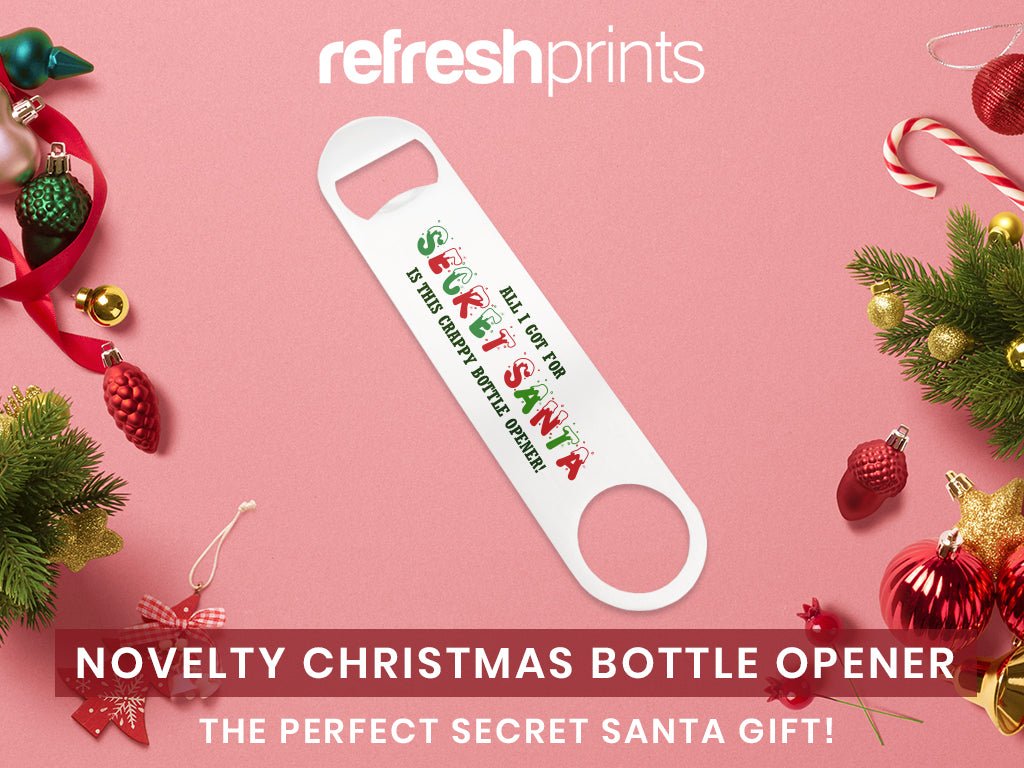 Secret Santa Bottle Opener - Bar - Mats.co.uk