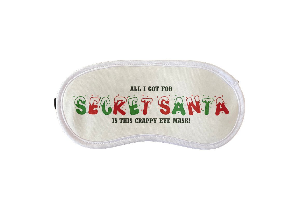 Secret Santa Eye Mask - Bar - Mats.co.uk