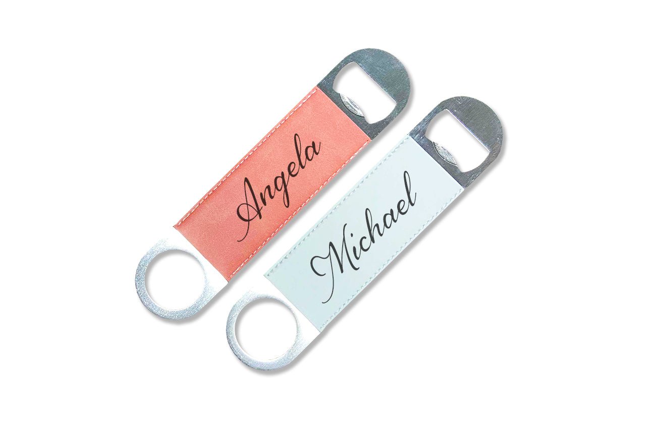 Signature Leather Bottle Opener - Bar - Mats.co.uk