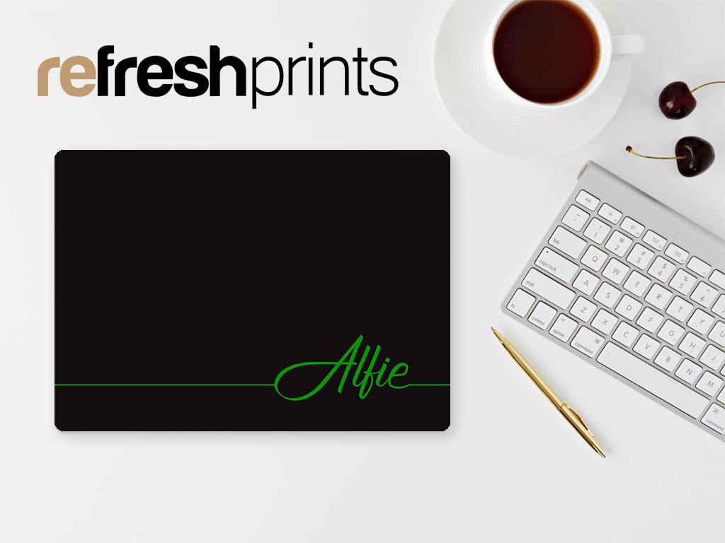 Signature Name Regular Mouse Mat - Bar - Mats.co.uk