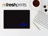 Signature Name Regular Mouse Mat - Bar - Mats.co.uk