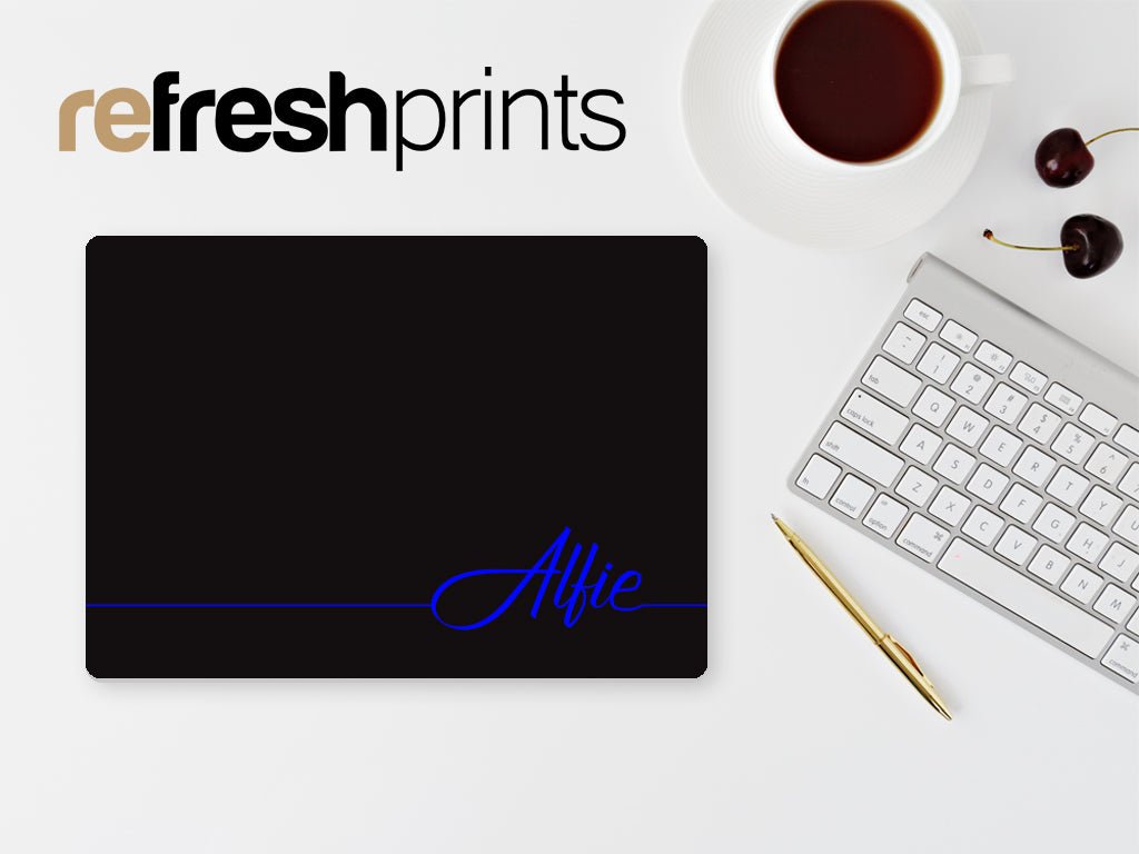 Signature Name Regular Mouse Mat - Bar - Mats.co.uk