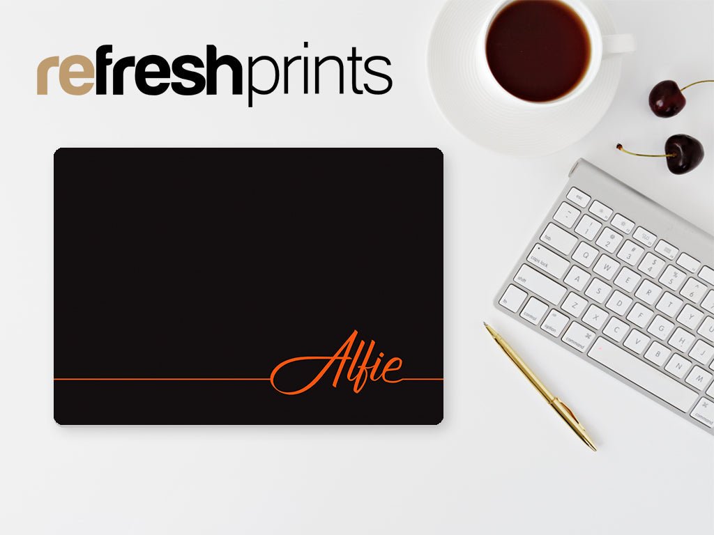 Signature Name Regular Mouse Mat - Bar - Mats.co.uk