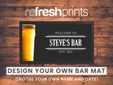 Singular Beer Glass Regular Bar Runner - Bar - Mats.co.uk