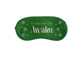 "Sleeping or Awake" Christmas Eye Mask - Bar - Mats.co.uk