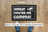 Smile! You're On Camera Floor Mat - Bar - Mats.co.uk