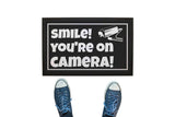 Smile! You're On Camera Floor Mat - Bar - Mats.co.uk
