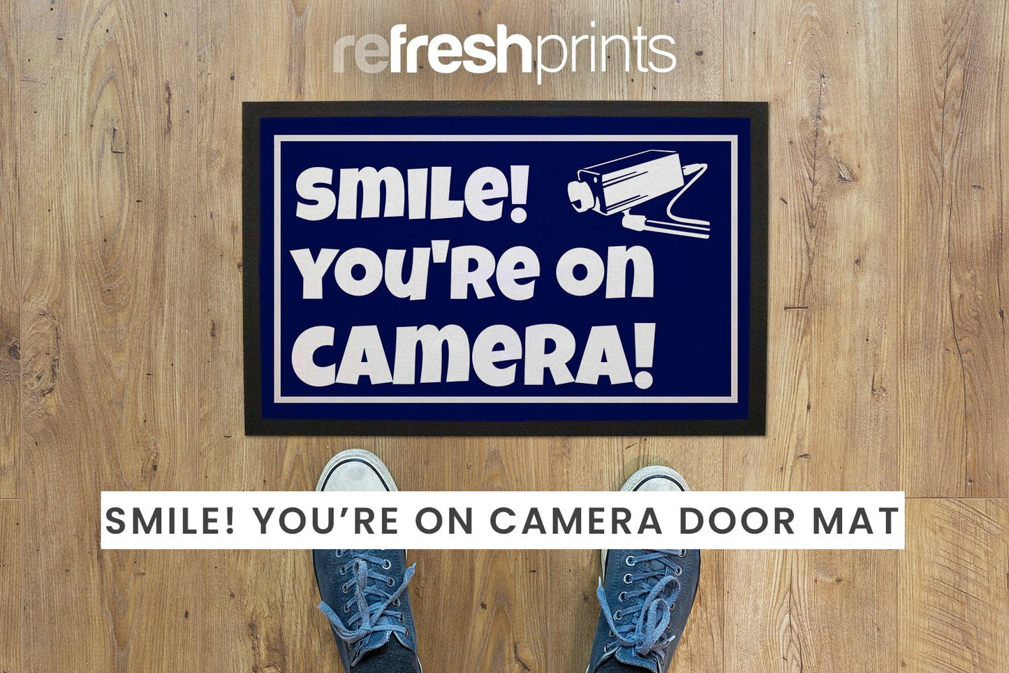 Smile! You're On Camera Floor Mat - Bar - Mats.co.uk