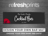 Solo Red Rose Large Bar Runner - Bar - Mats.co.uk