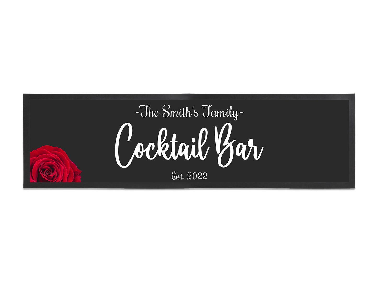 Solo Red Rose Large Bar Runner - Bar - Mats.co.uk