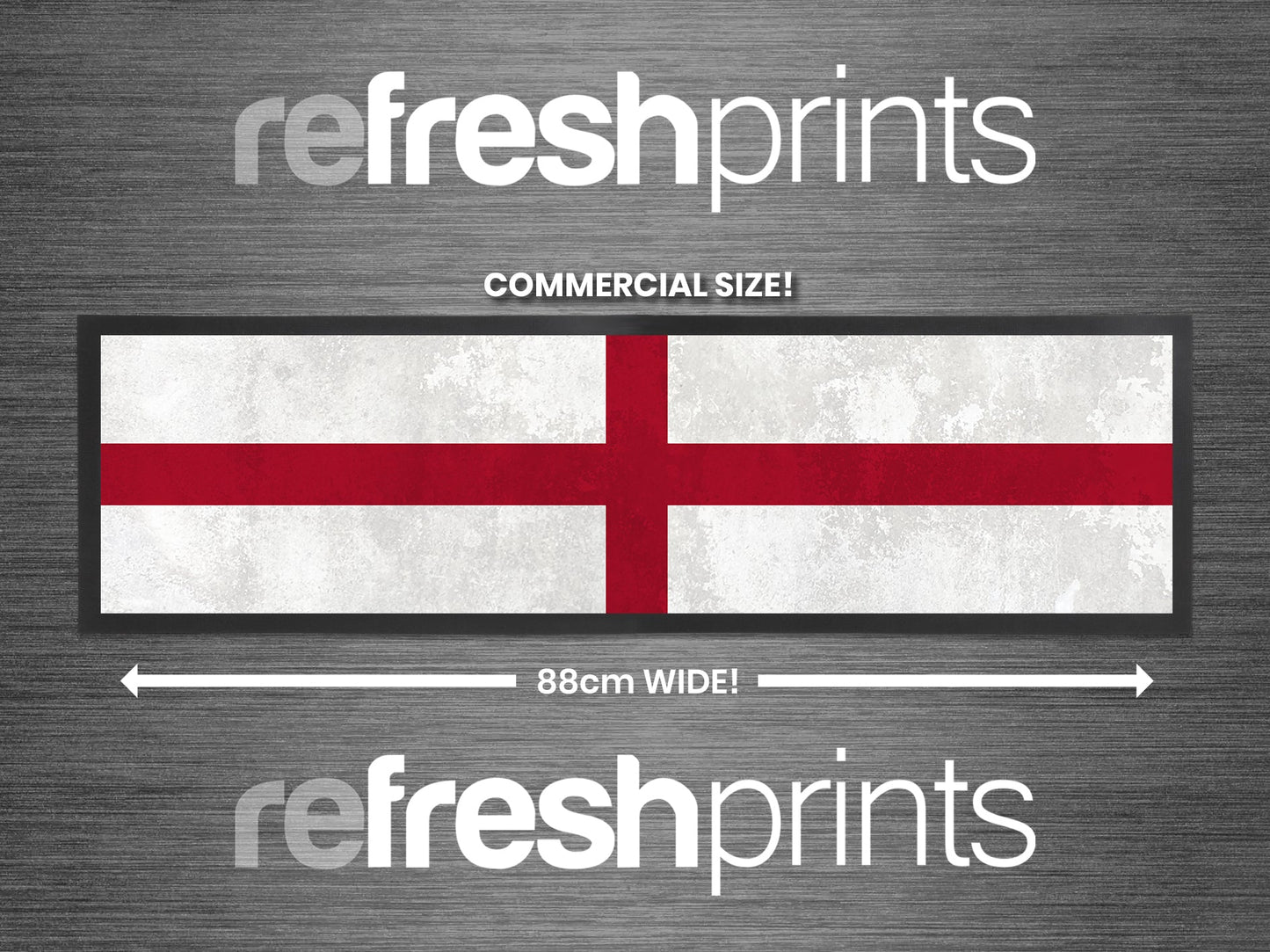 St. George (England) Large Bar Runner - Bar - Mats.co.uk