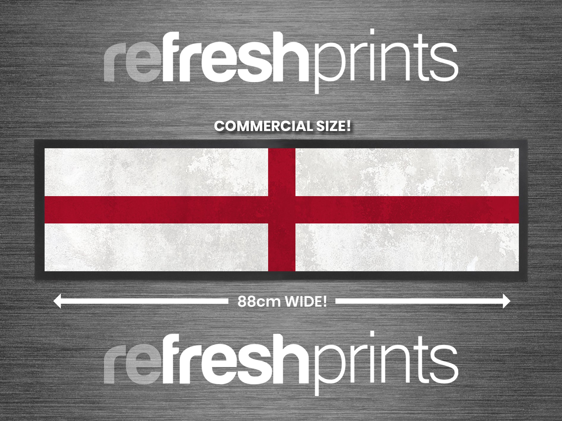 St. George (England) Large Bar Runner - Bar - Mats.co.uk