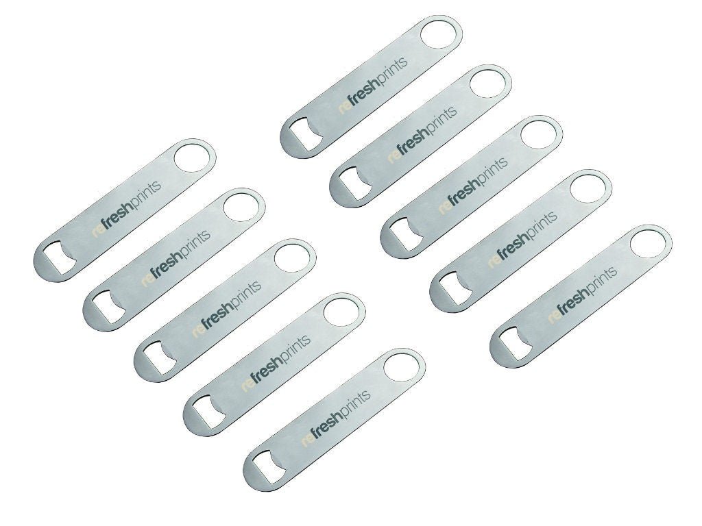 Stainless Steel Bottle Opener - Bar - Mats.co.uk