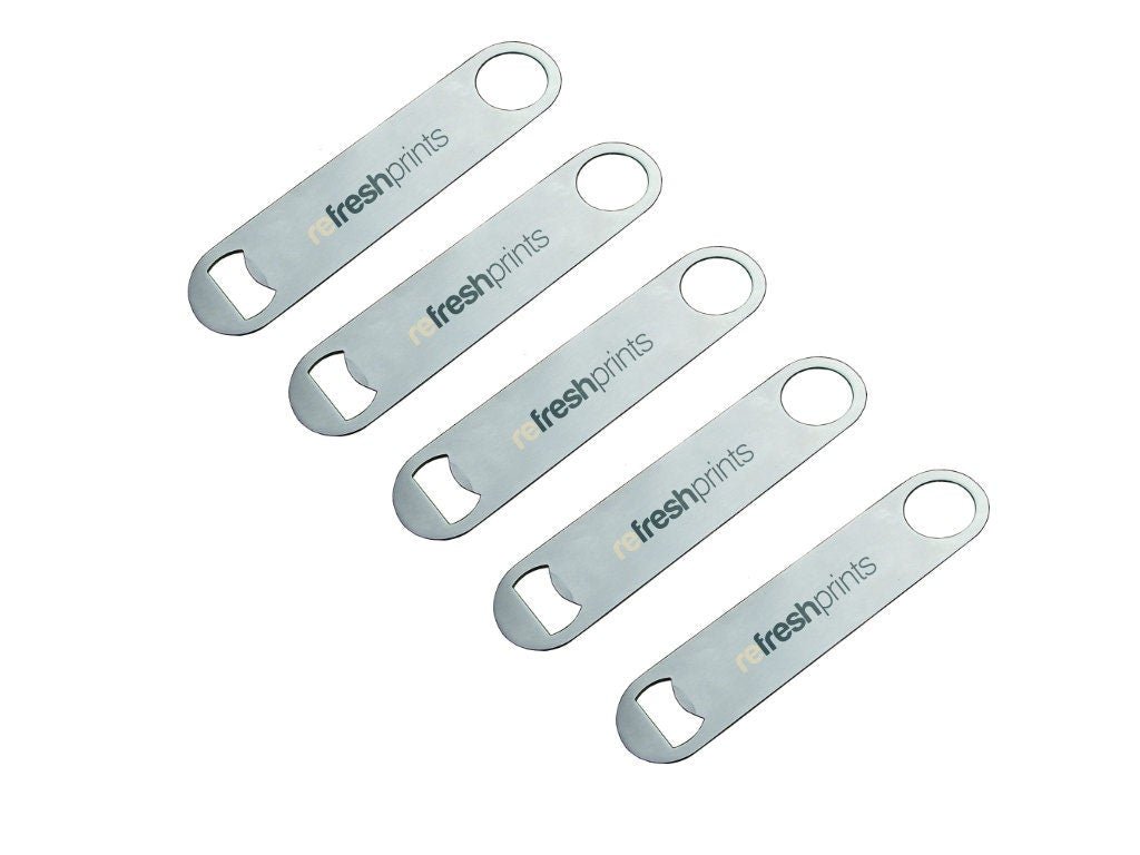 Stainless Steel Bottle Opener - Bar - Mats.co.uk